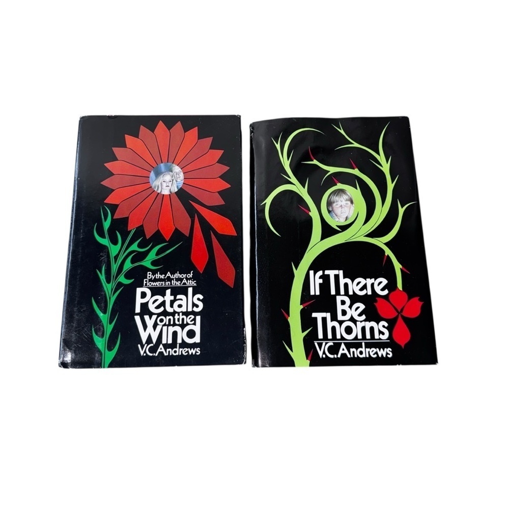 V.C. Andrews Petals on the Wind and If There Be Thorns Hardcover Books
